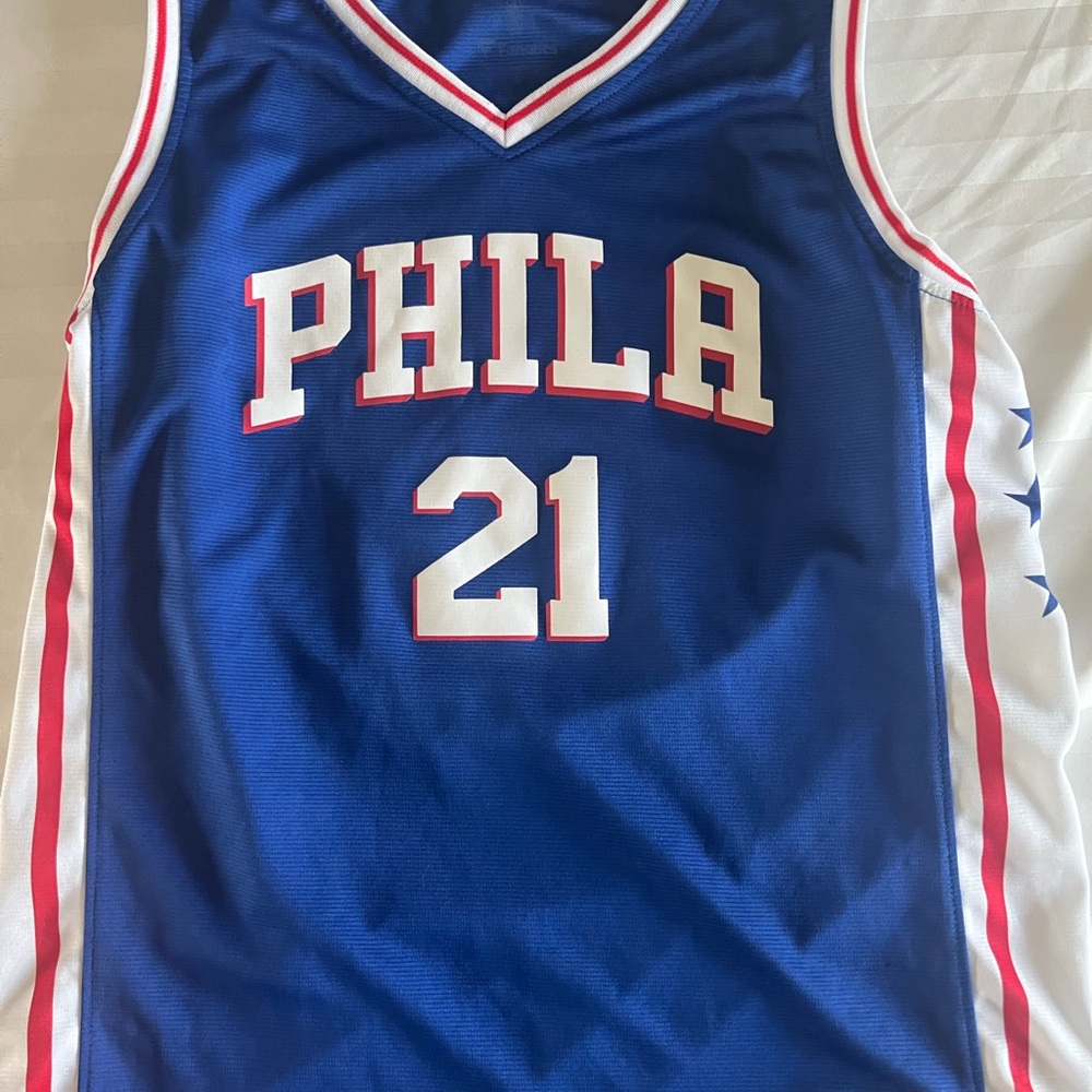 Joel Embiid Philadelphia 76ers Fanatics Youth Large Fast Break Replica Player